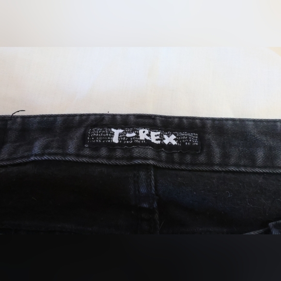 T-Rex Jeans Black Denim Cotton Pants Size 28 - Picture 5 of 13